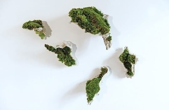 una mesa de madera con comida y una copa de vino