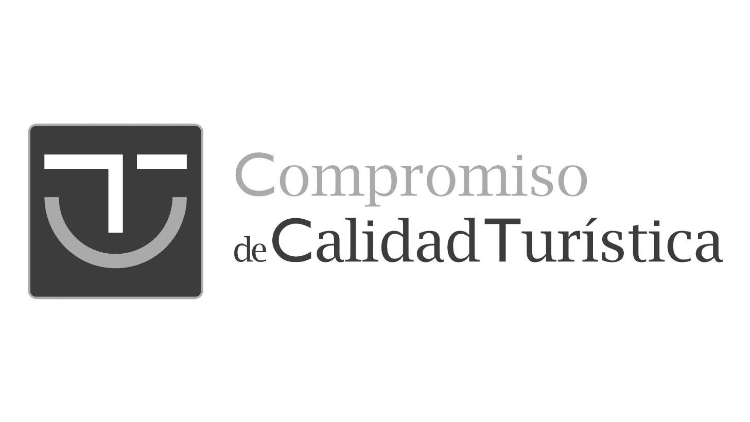 un logotipo que dice compromiso de calidad turistica