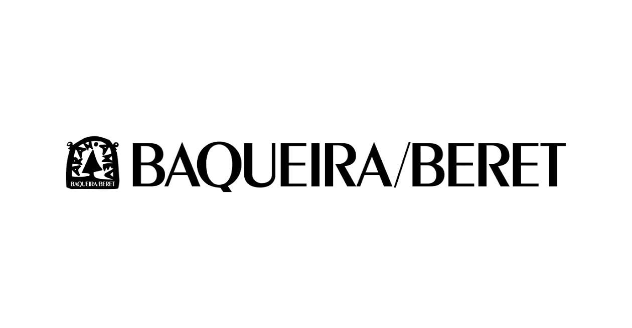 a black and white logo for baqueira beret