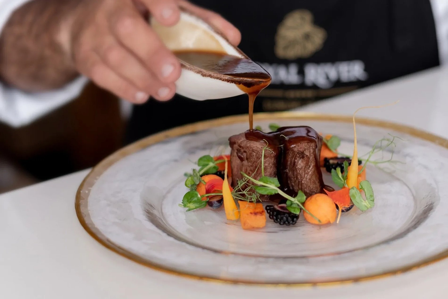 Royal River Luxury Hotel - The Top Restaurant 
