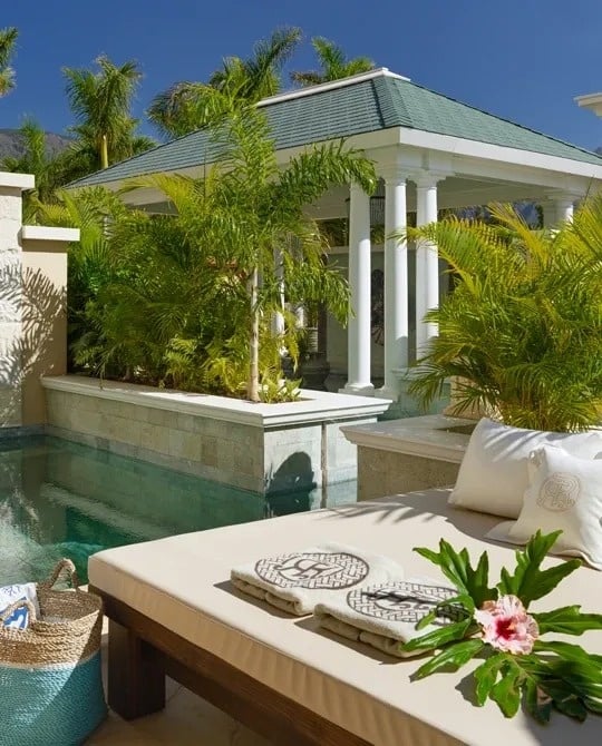 River villas with private pool 