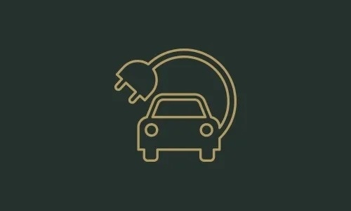 Wir haben Ladestationen für Elektrofahrzeuge