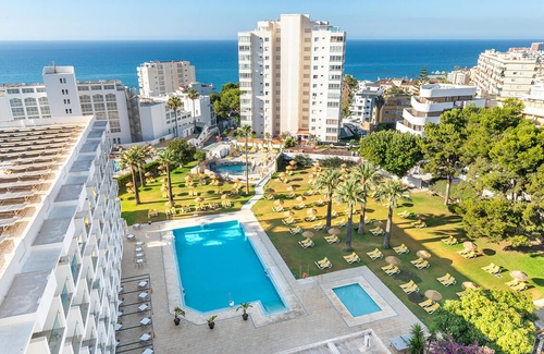 Poolside views at San Fermín by Dorobe | Dorobe Hotels in Torremolinos.