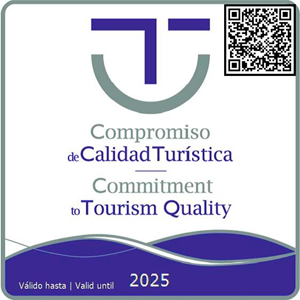 um logotipo que diz compromiso de calidad turistica