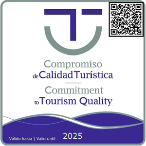 um logotipo que diz compromiso de calidad turistica
