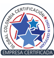 el logotipo de una empresa certificada en colombia