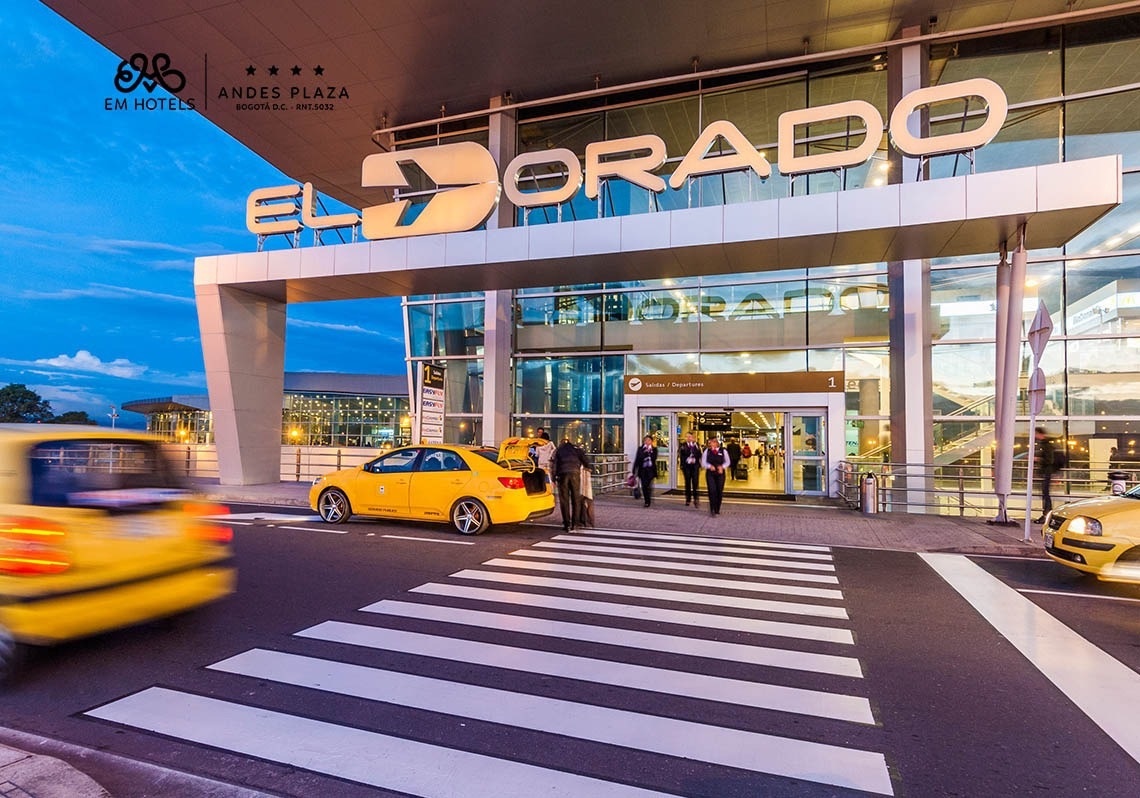 Entrada do aeroporto El Dorado