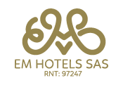 el logotipo de em hoteles sas rnt 97247
