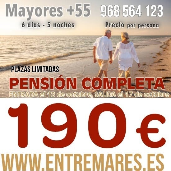 un cartel de bienestar entremares con un hombre y una mujer