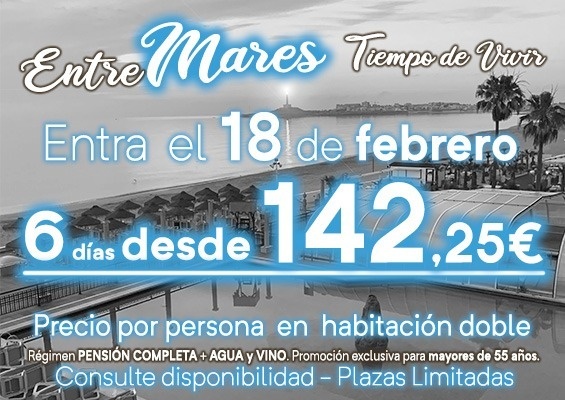 a poster that says entre mares tiempo de vivir