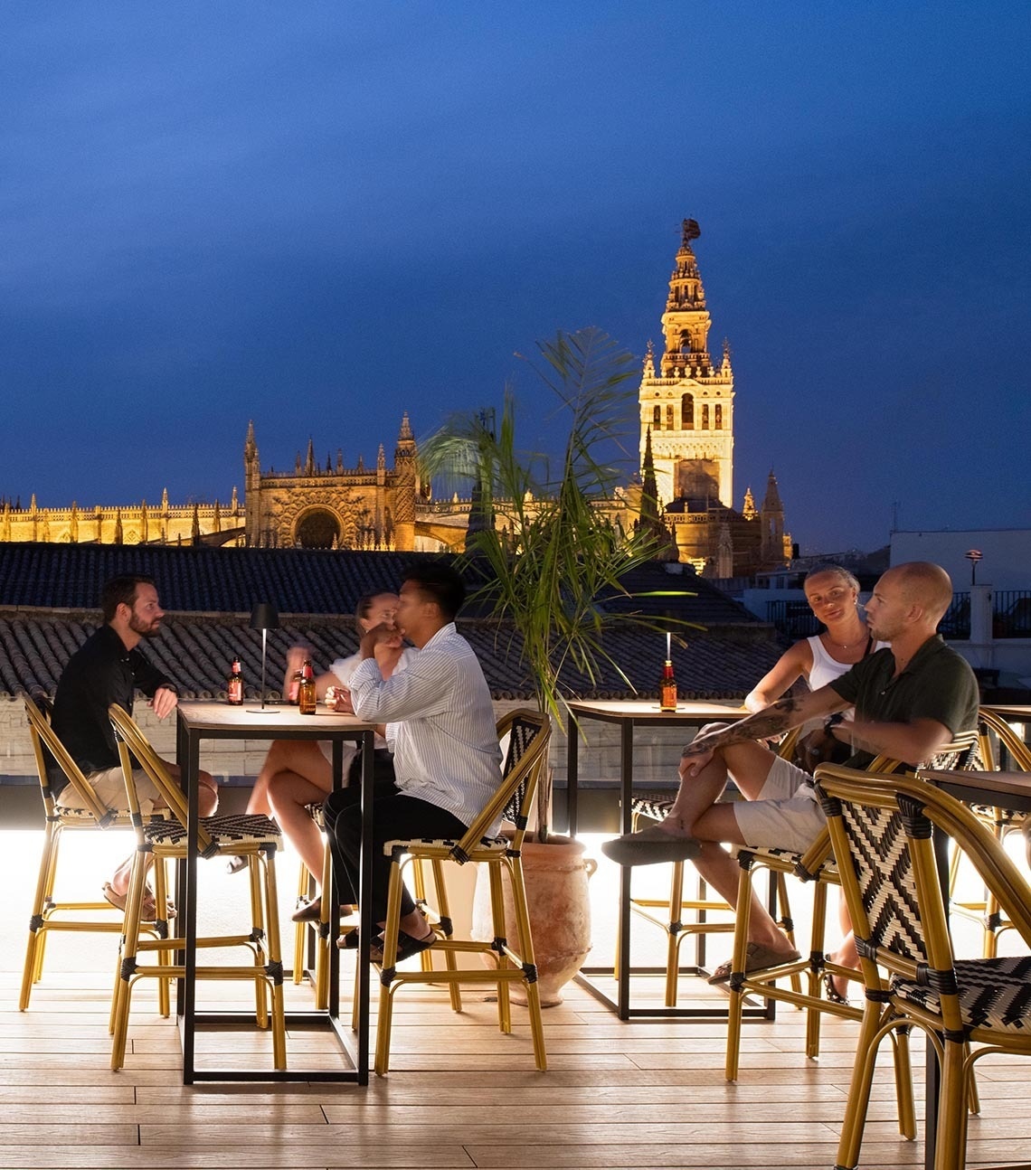 Terraza con vistas