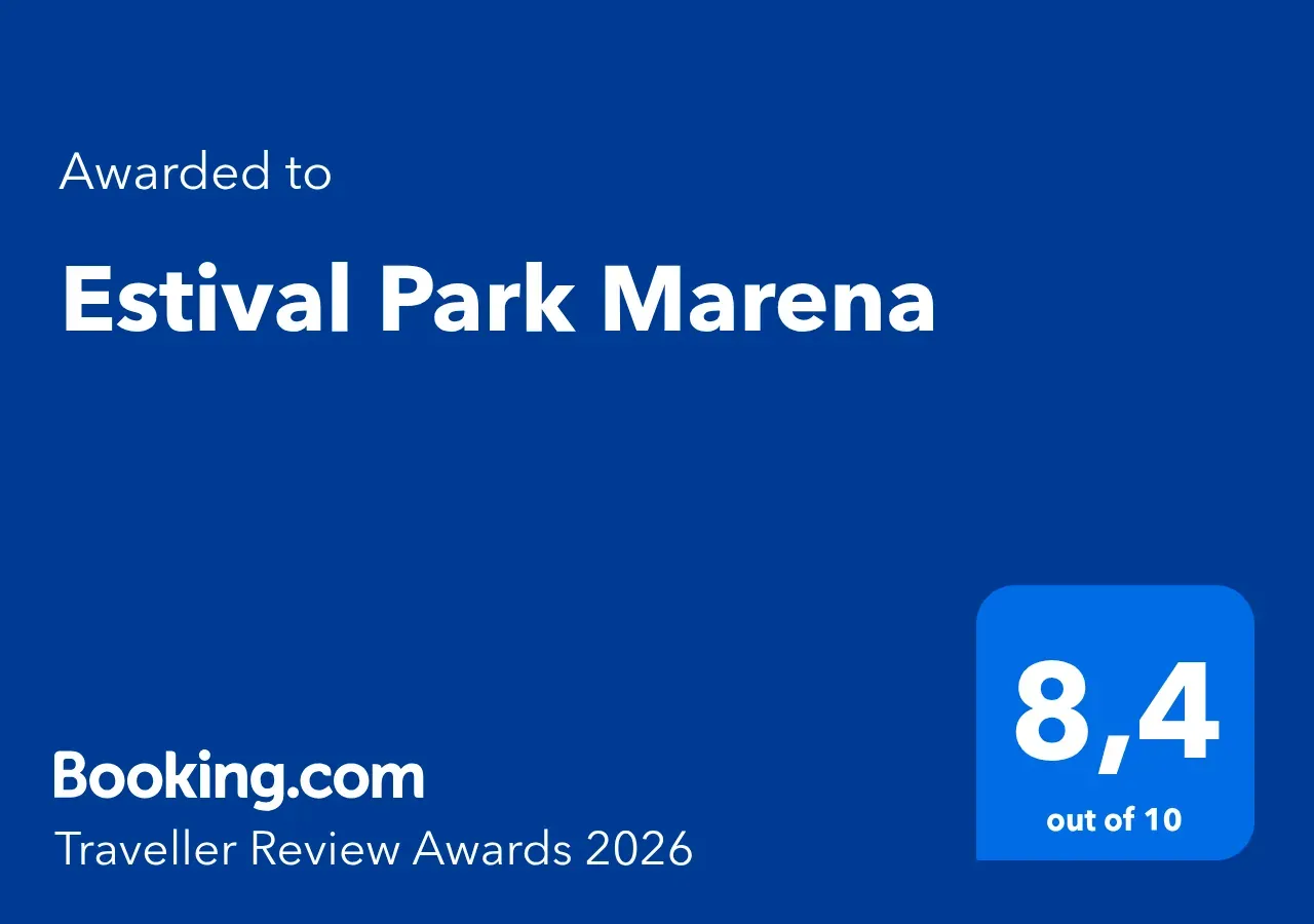 ESTIVAL: Corporativa-Auszeichnung für Estival Park Marena, 8,2 Punkte von Booking.com