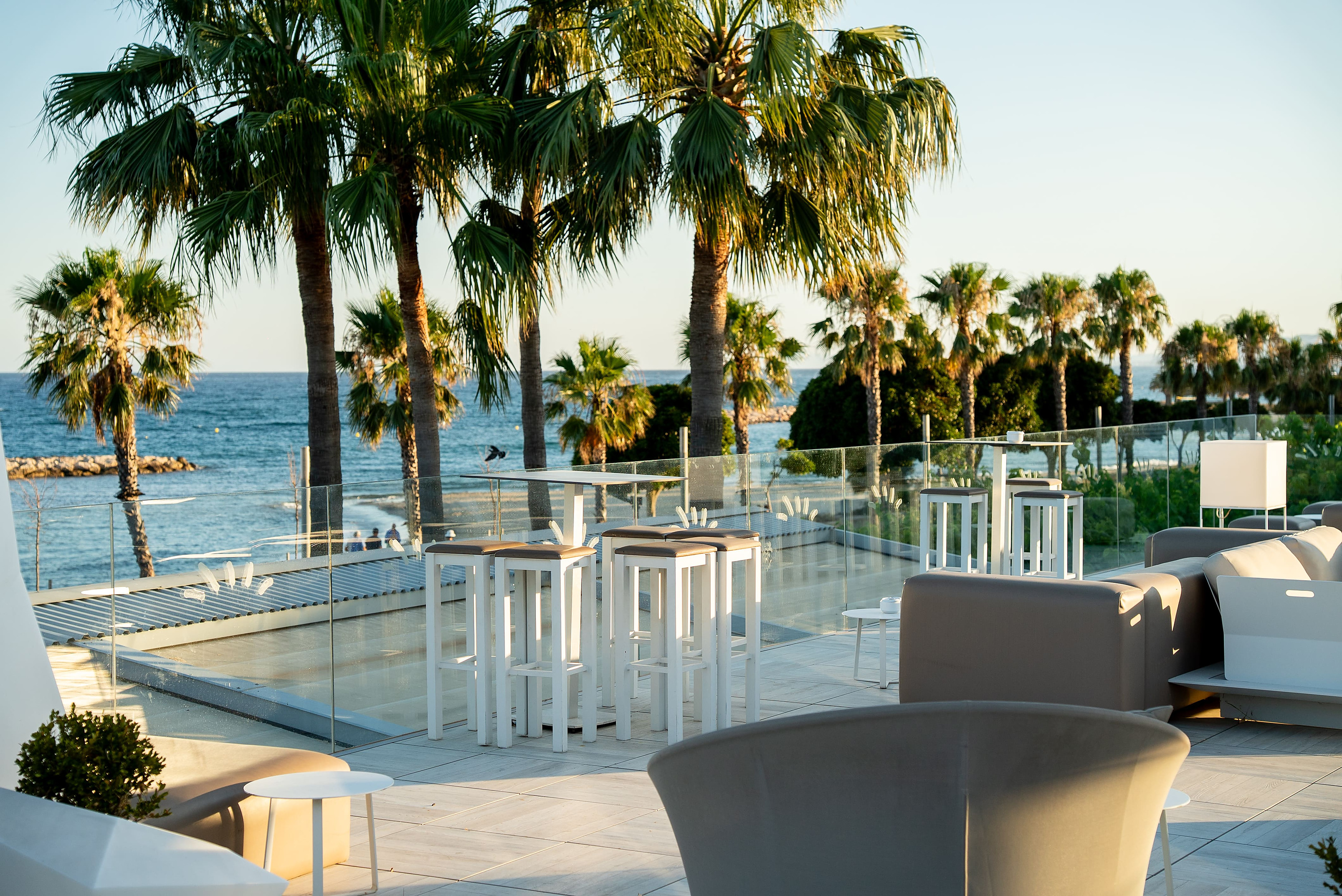 Mesa elegante en ESTIVAL: Corporativa, con vino y vistas al exterior.