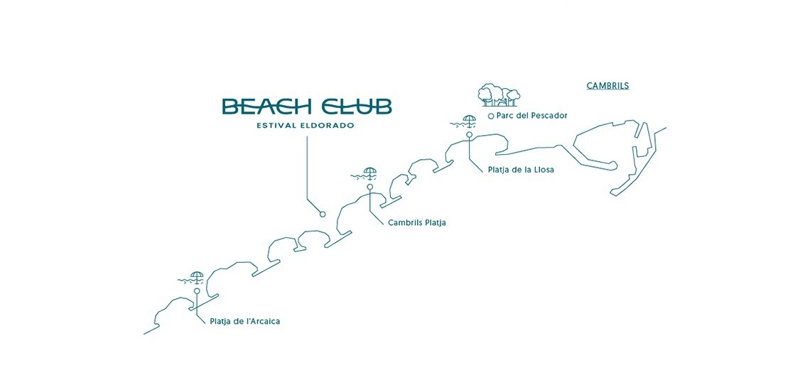 une carte montrant l' emplacement de l' estival park almars