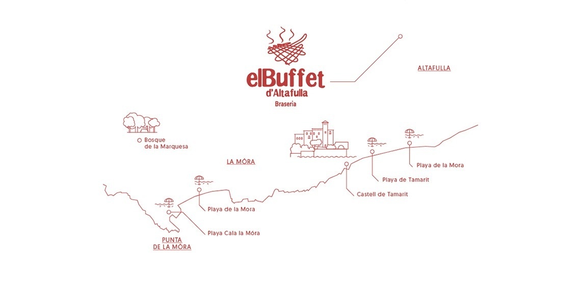 une carte montrant l' emplacement de l' estival park almars
