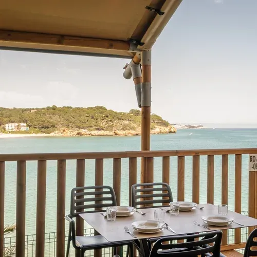 Vue mer depuis la terrasse du restaurant à Estival Torre de la Mora | Estival Group | Tarragone.