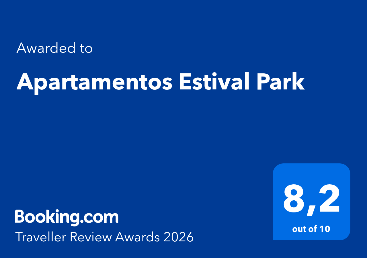 Apartamentos Estival Park von Booking.com ausgezeichnet. ESTIVAL: Corporativa-Erfolg.