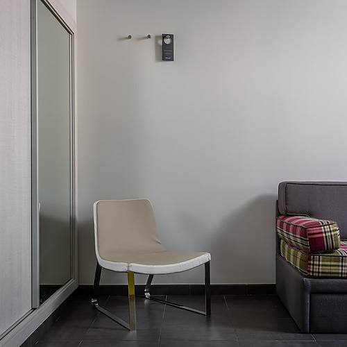 Modern bathroom at Hotel Cristina, Andorra. Features sink, shower, toilet.