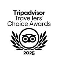 el logotipo de los premios de la elección de los viajeros de tripadvisor .