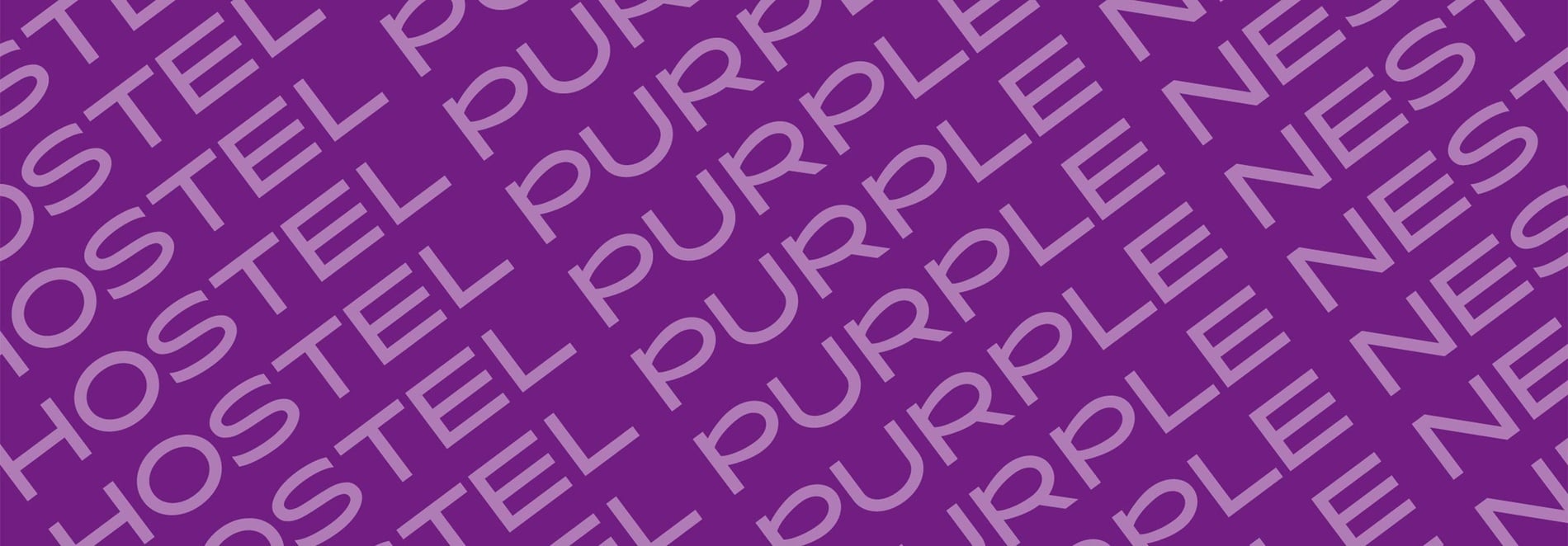 Purple Nest Hostel Valencia | Feet Up | Official website. Fun purple pattern.