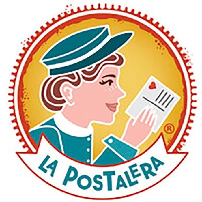 La Postala logo. Feet up: Corporativa!