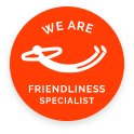 We are friendliness specialists hotel. Put your feet up and relax!