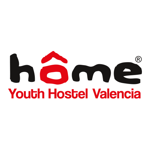 Home Youth Hostel Valencia logo. Put your feet up: corporate!
