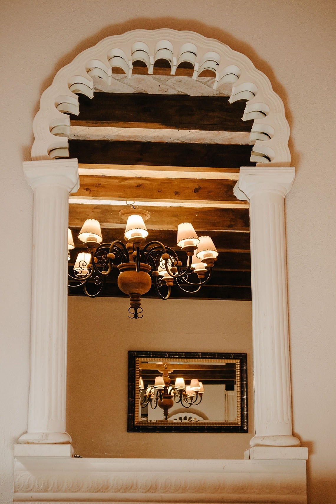 Large and bright mirror