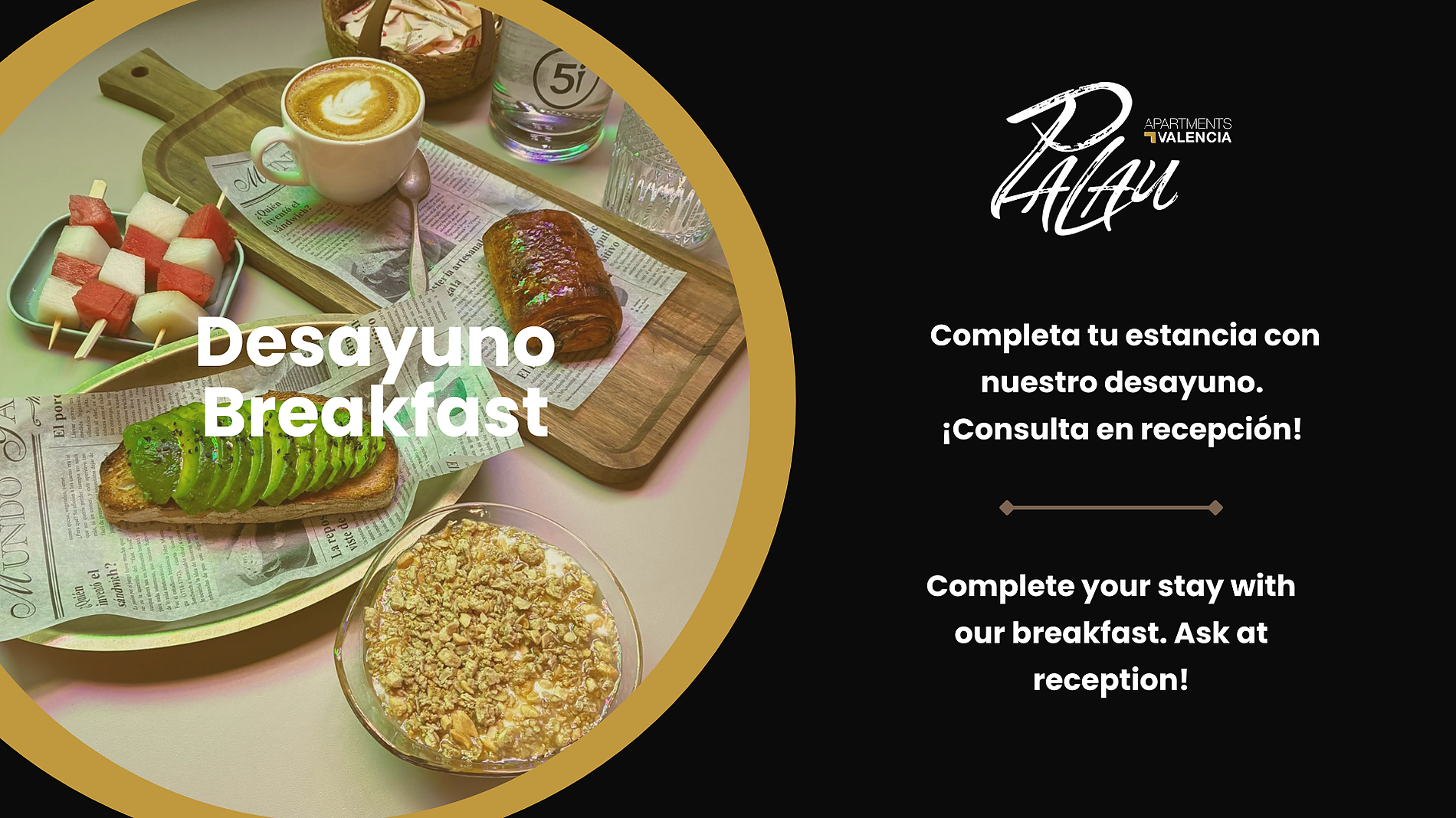 Desayuno Firmus: Corpo: completa tu estancia con nuestro delicioso desayuno.