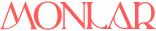 the word monlar is written in red on a black background