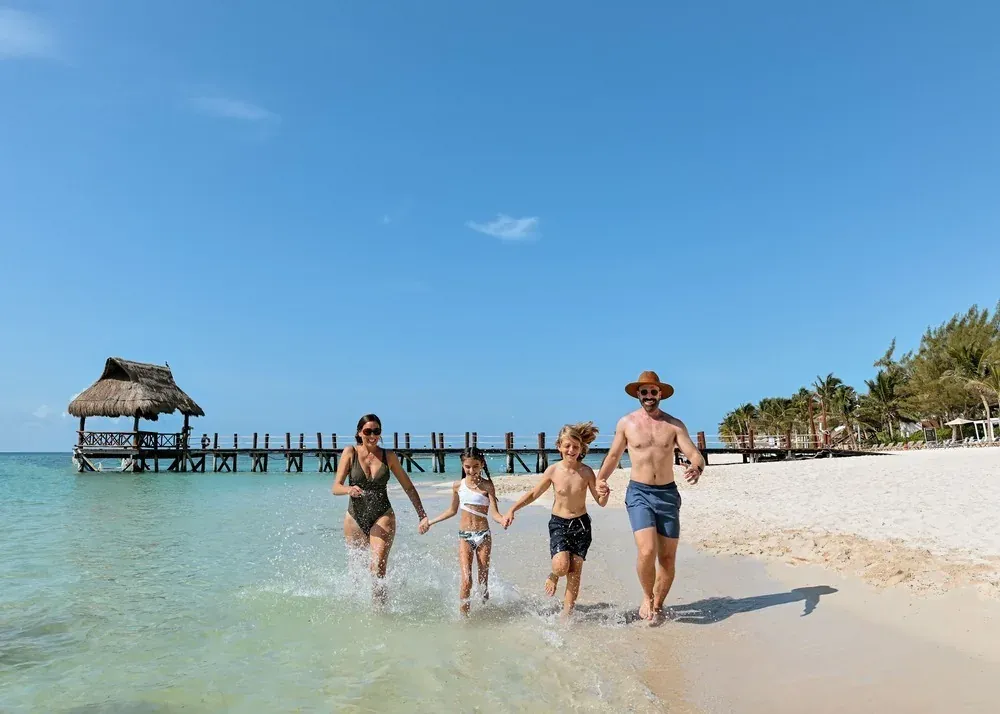Family vacation at The Fives Beach in Riviera Maya