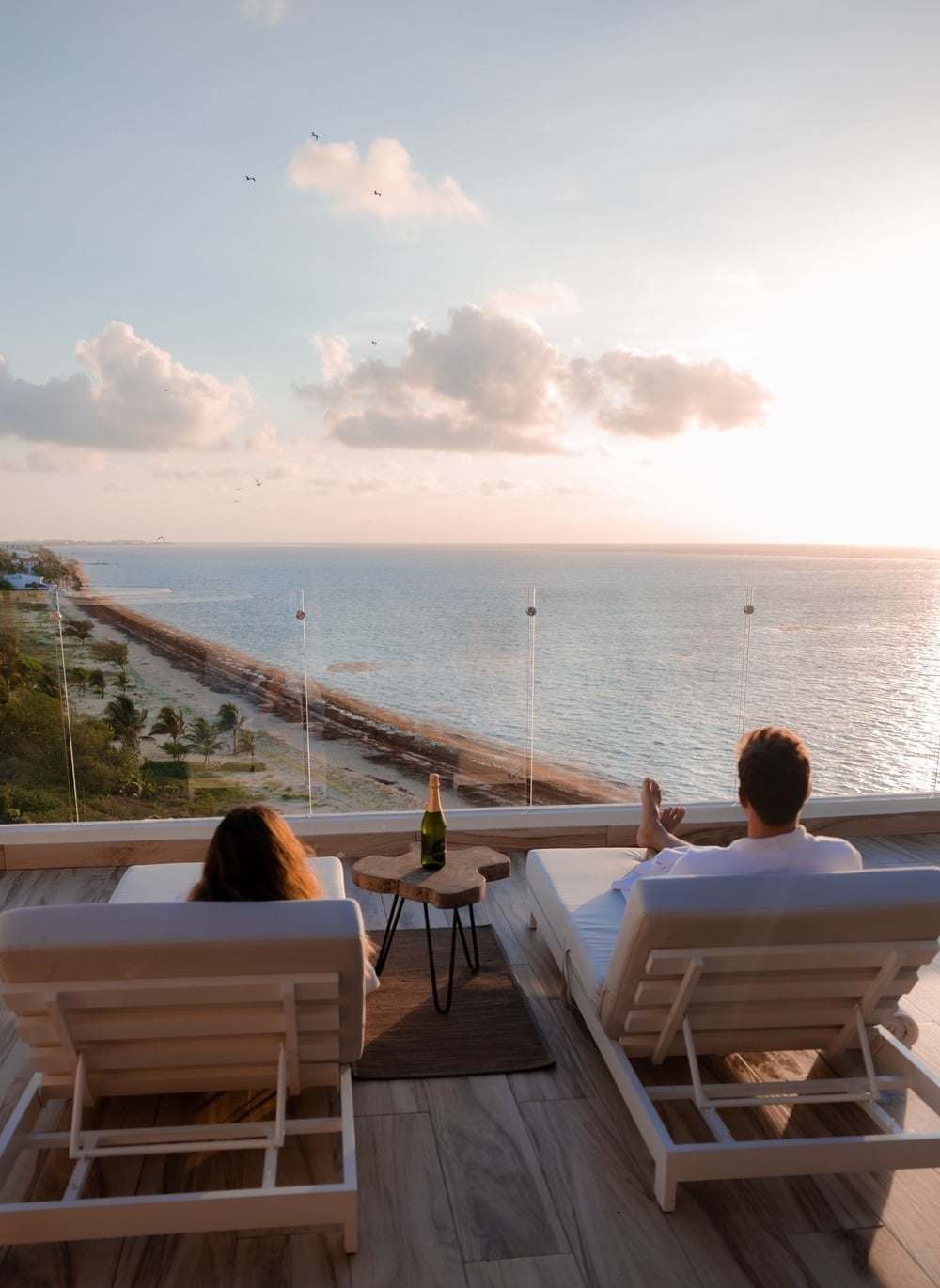 Ocean view at The Fives Oceanfront Puerto Morelos
