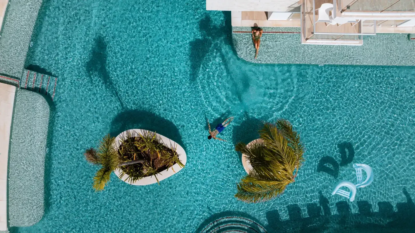 Family-friendly pools at The Fives Beach resort in Riviera Maya