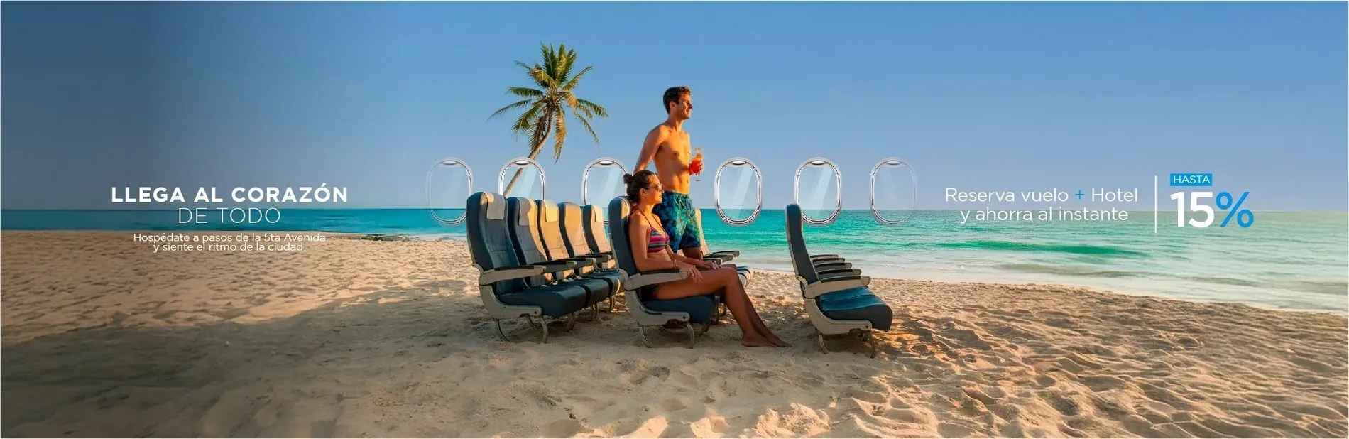 Hotel en Playa del Carmen: Reserva vuelo y hotel, ahorra hasta 15%.