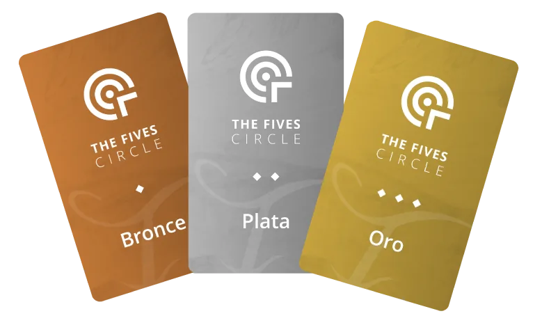 Las Fives Circle: Bronce, Plata y Oro. ¡La experiencia The Fives Corpo!