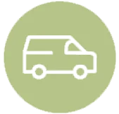 The Fives Corpo hotel van, transportation available.