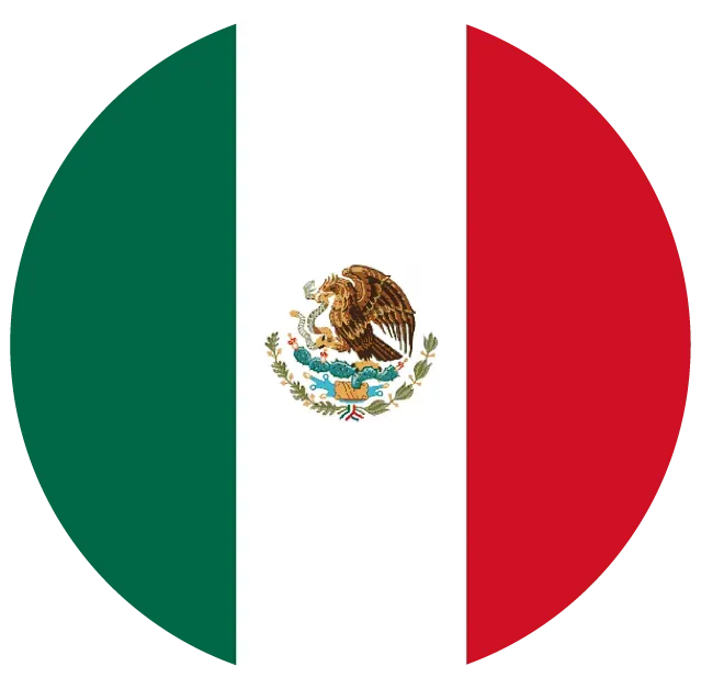 Mexican flag, representing The Fives Corpo.
