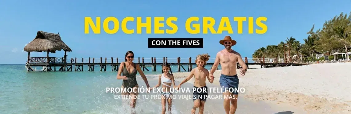 Noches Gratis con The Fives Hotels & Residences: oferta exclusiva en Riviera Maya. ¡Reserva ahora!