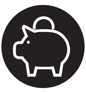 Icono de alcancía: ahorros en The Fives Corpo