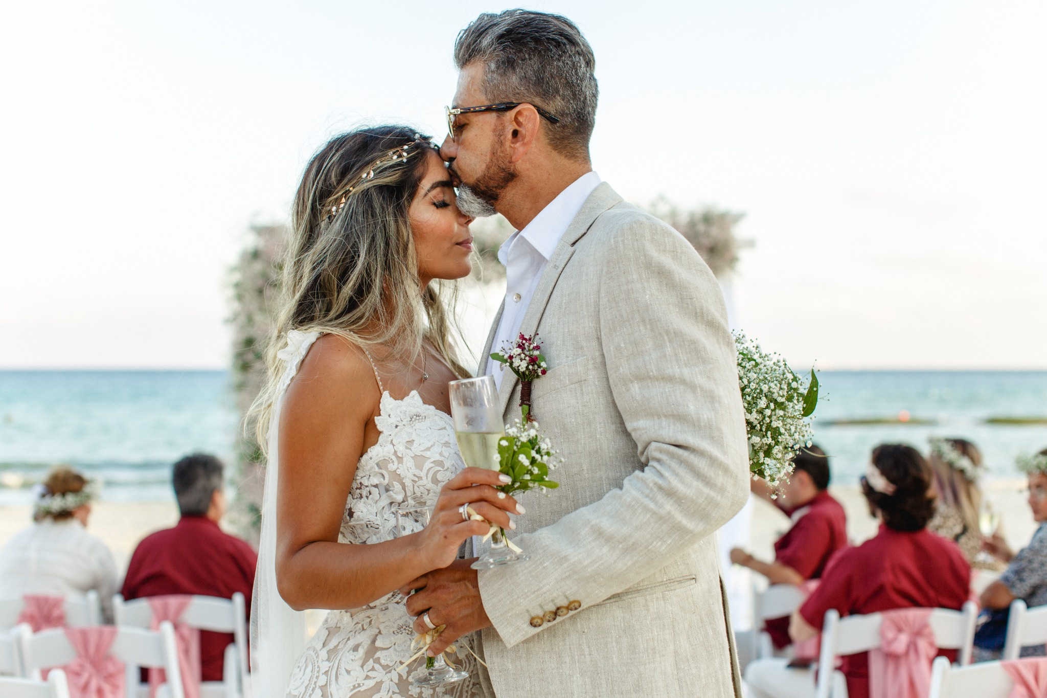 Romantic beach wedding venue in Riviera Maya at The Fives Hotels