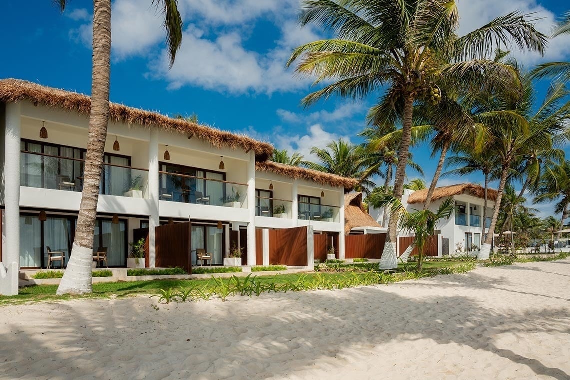 Modern beachfront rooms at The Beachfront by The Fives.