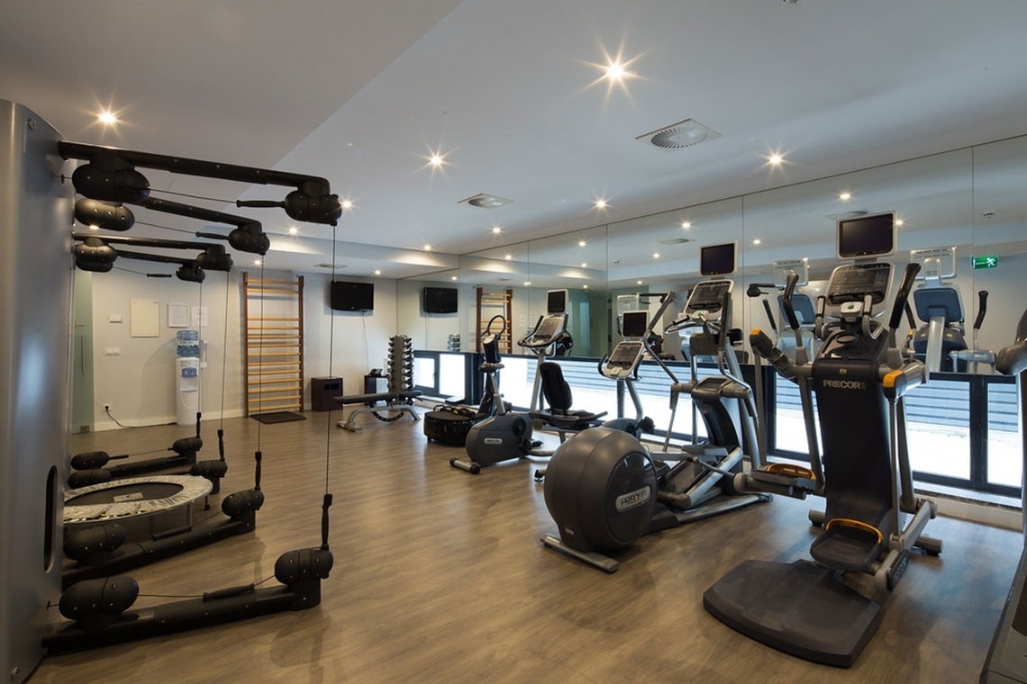 Equipamentos de ginásio modernos no Monchique Resort & SPA by Flagworld Hotels | Website oficial