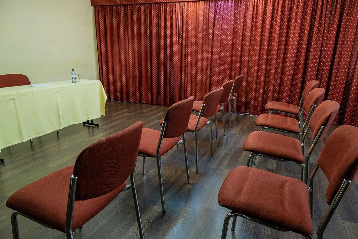 Conference room seating at Flag Hotel Guimarães Fafe | Official website.
