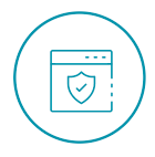 Bouclier de sécurité sur le site web de l'Hôtel Gala Placidia.