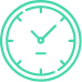 un pixel art de un reloj que muestra la hora