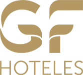 un logotipo de hoteles con una letra g y la palabra hoteles
