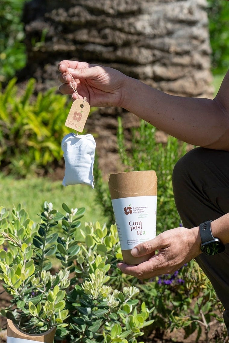 Muestra de producto Compost Tea