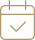 un icono de un calendario con una marca de verificación .