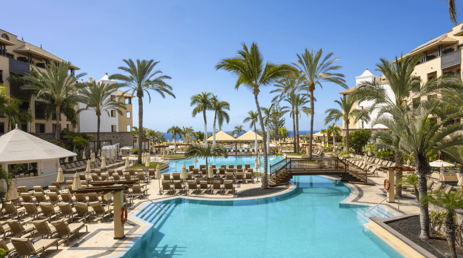 un grupo de personas está nadando en una playa tropical