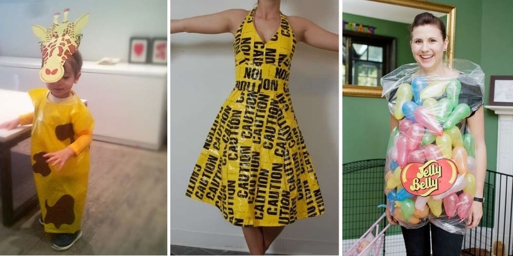 Costume made from cardboard